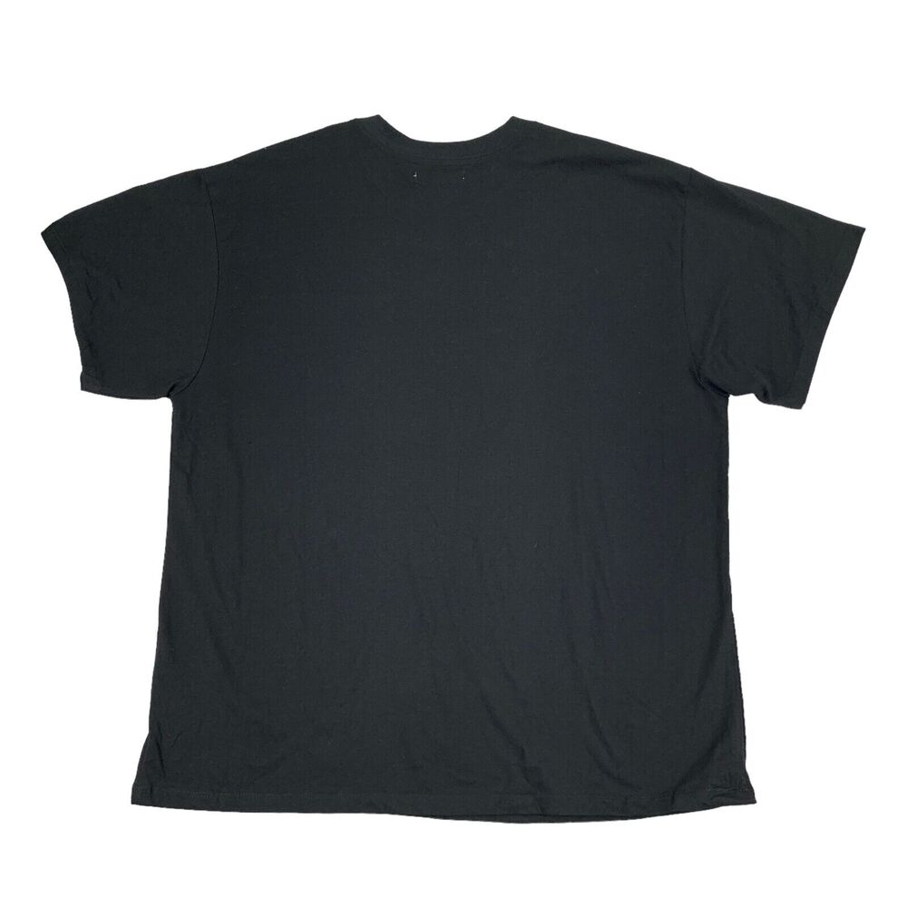 And Now This Mens Oversized Fit Embroidered LA Los Angeles T-Shirt Black L - Picture 3 of 4